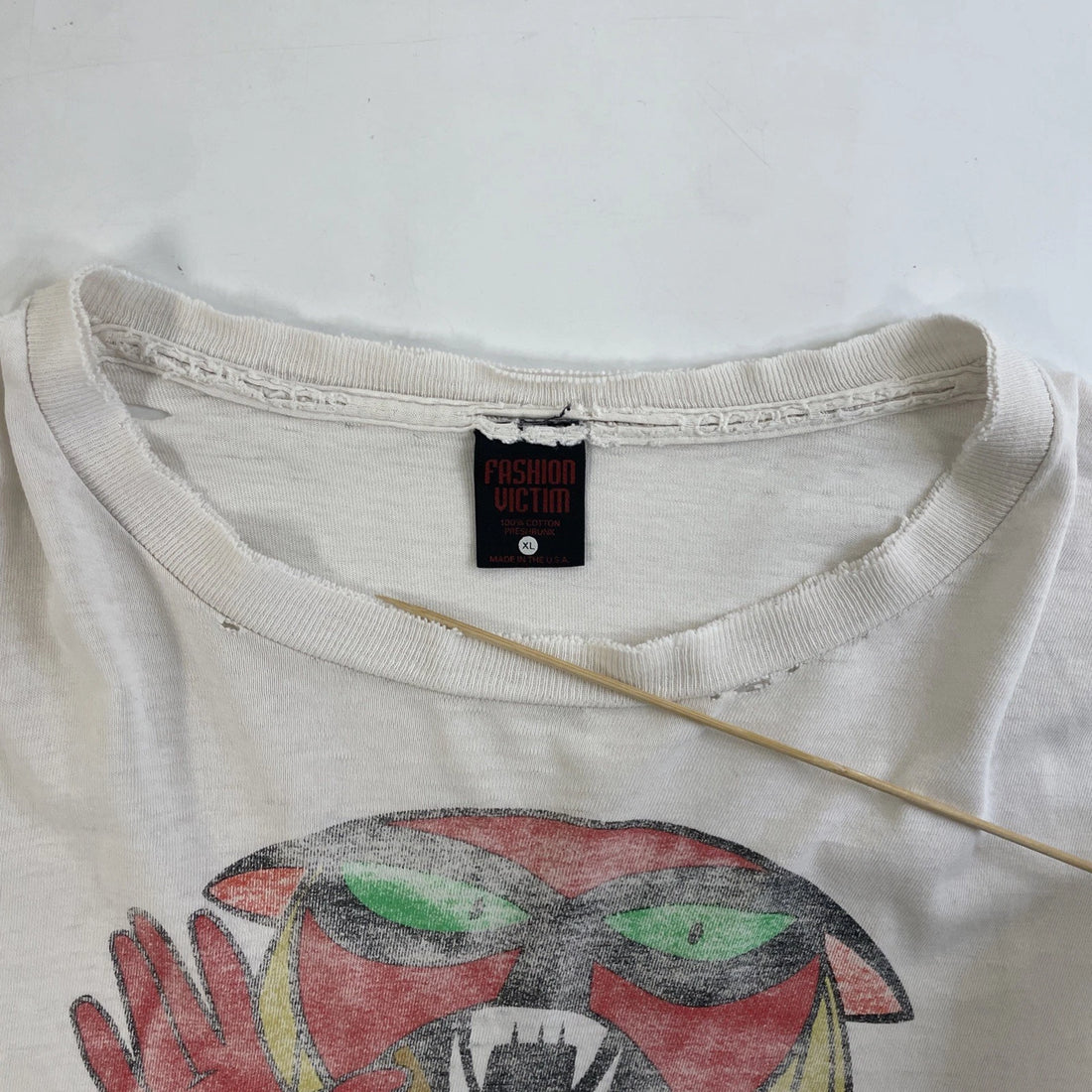 Vintage Space Ghost My Monkey Ate My Homework T-Shirt XL Cartoon Distressed