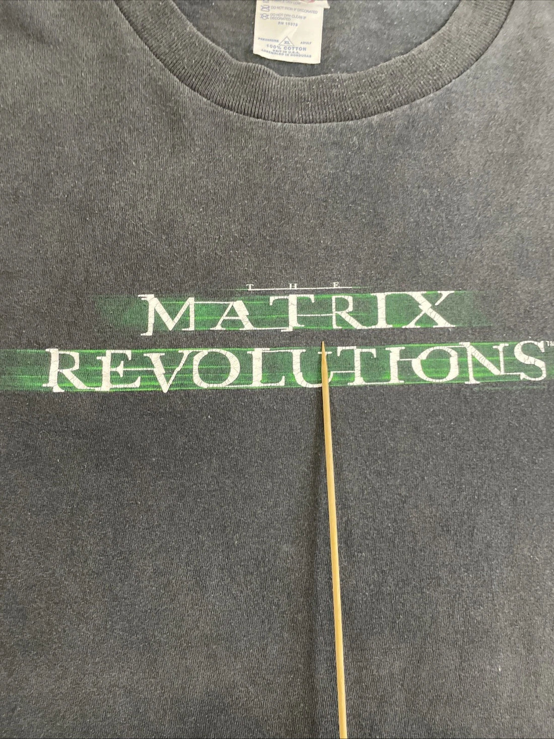 Vintage Matrix Revolutions T-Shirt Size XL Movie Promo