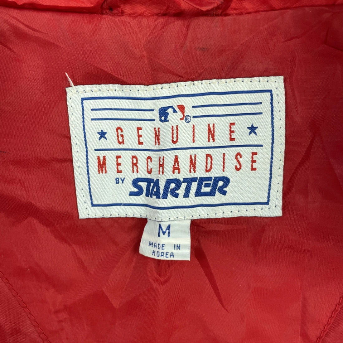 Vintage Cleveland Indians Starter Windbreaker Light Jacket Size Medium MLB