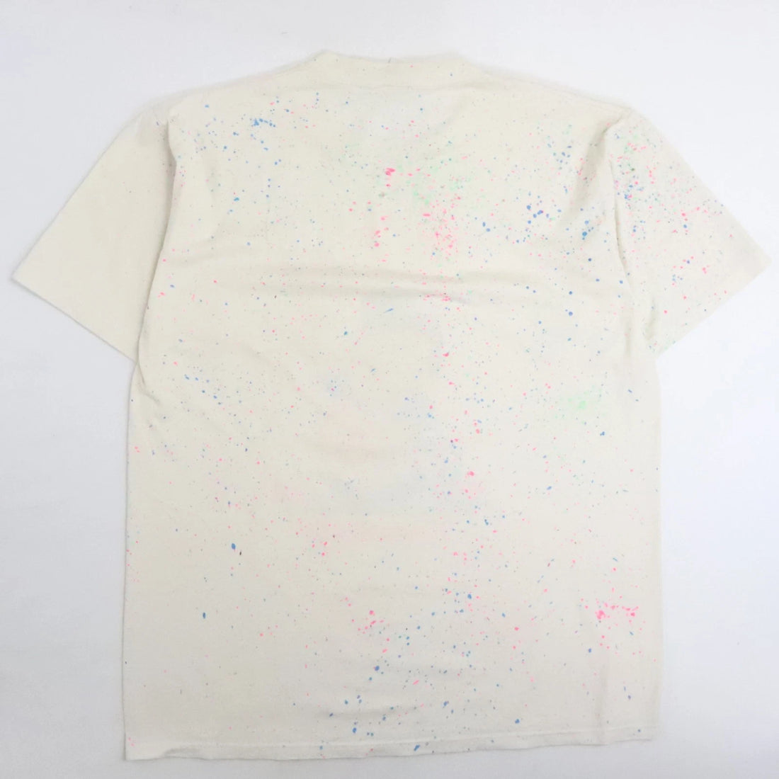 Vintage Big Boy Paint Splatter T-Shirt Size Large 90s
