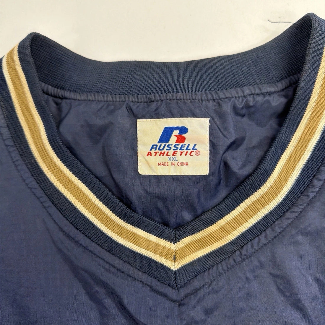 Notre Dame Fighting Irish Pullover Windbreaker Jacket Size 2XL NCAA