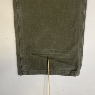 Carhartt Canvas Carpenter Work Pants Size 32 X 34 Green