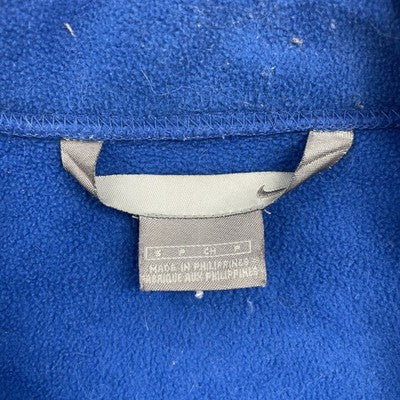 Vintage Nike Full Zip Fleece Jacket Size Small Blue