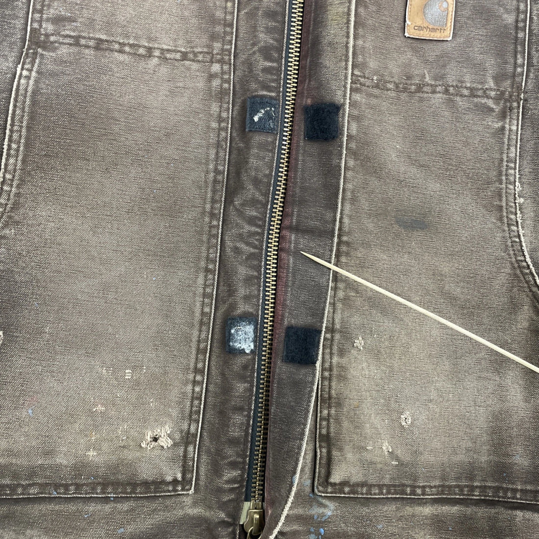 Carhartt Canvas Arctic Work Jacket Size Large Tall C26 DKB