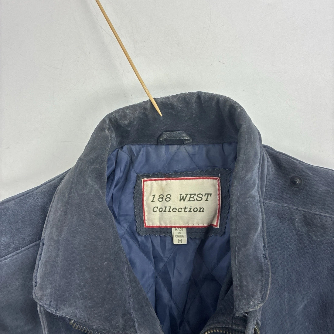 Vintage Leather Suede Bomber Jacket Size Medium
