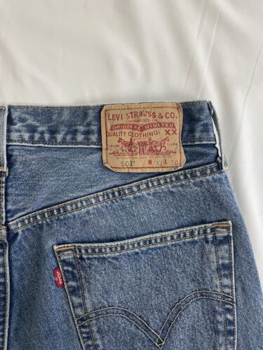 Vintage Levi Strauss & Co 501 Denim Jeans Pants Size 32 X 30