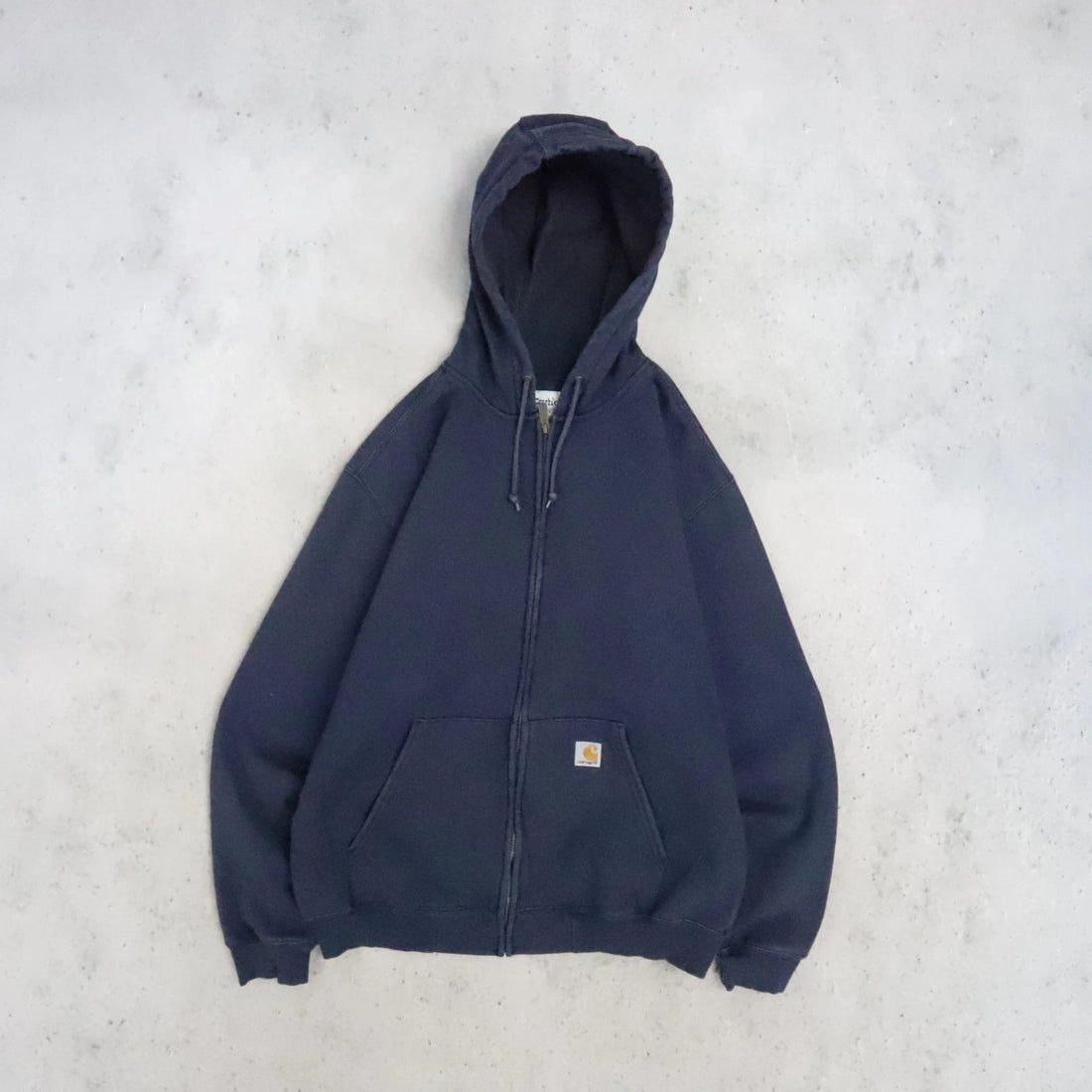 Vintage Carhartt Full Zip Sweatshirt Hoodie Size Large