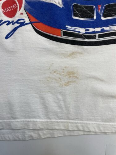 Vintage Kyle Petty Hot Wheels Racing T-Shirt 2XL All Over Print 1997 90s