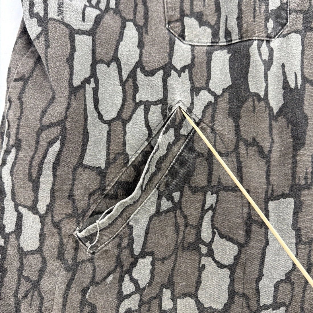 Vintage Garden Mountain Camo Shirt Jacket Size XL