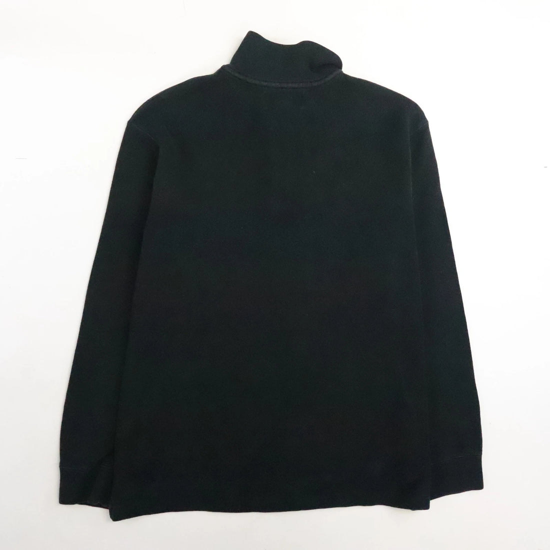 Vintage Polo Ralph Lauren 1/4 Zip Pullover Sweater Size Large Black