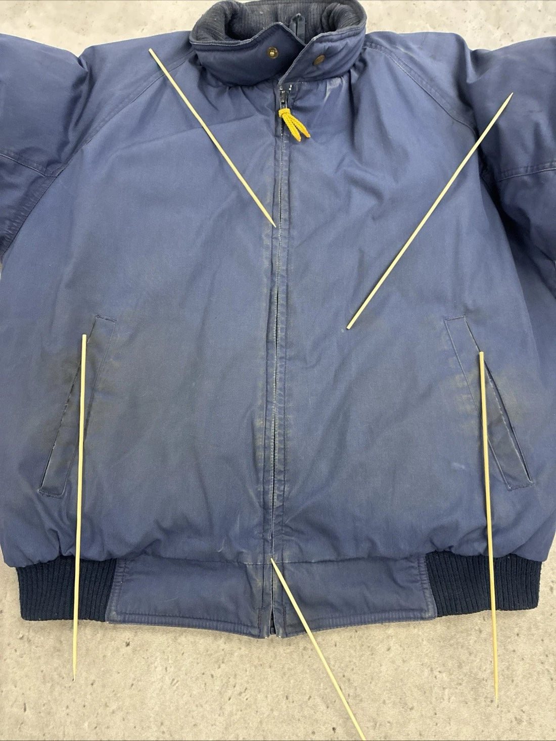 Vintage Eddie Bauer Puffer Bomber Jacket Size Large