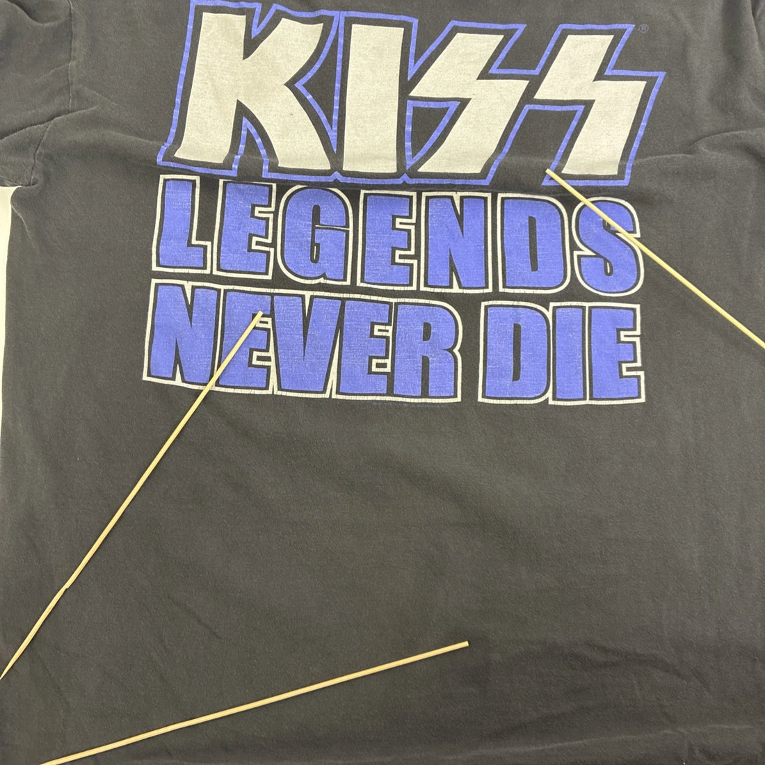 Vintage Kiss Legends Never Die Farewell Tour Band T-Shirt Size 2XL