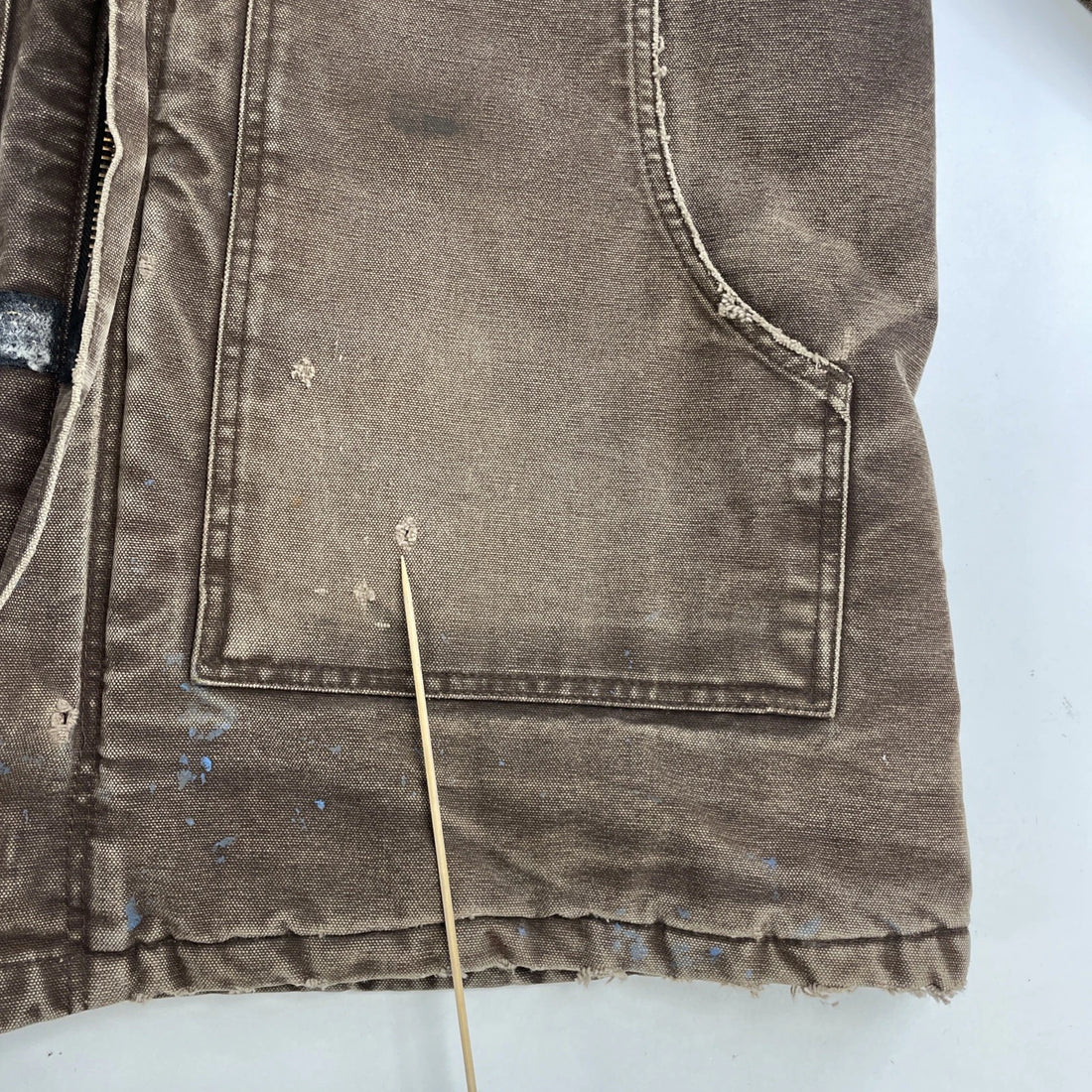 Carhartt Canvas Arctic Work Jacket Size Large Tall C26 DKB