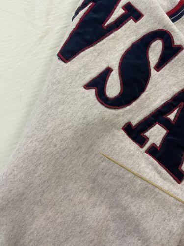 Vintage Kansas Jayhawks Spell Out Sweatshirt Crewneck Size Large 90s NCAA