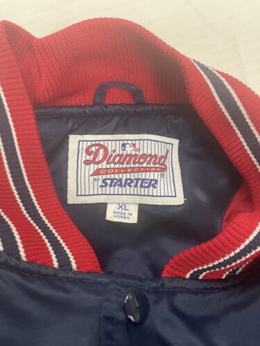 Vintage Boston Red Sox Starter Satin Bomber Jacket XL Diamond Collection MLB