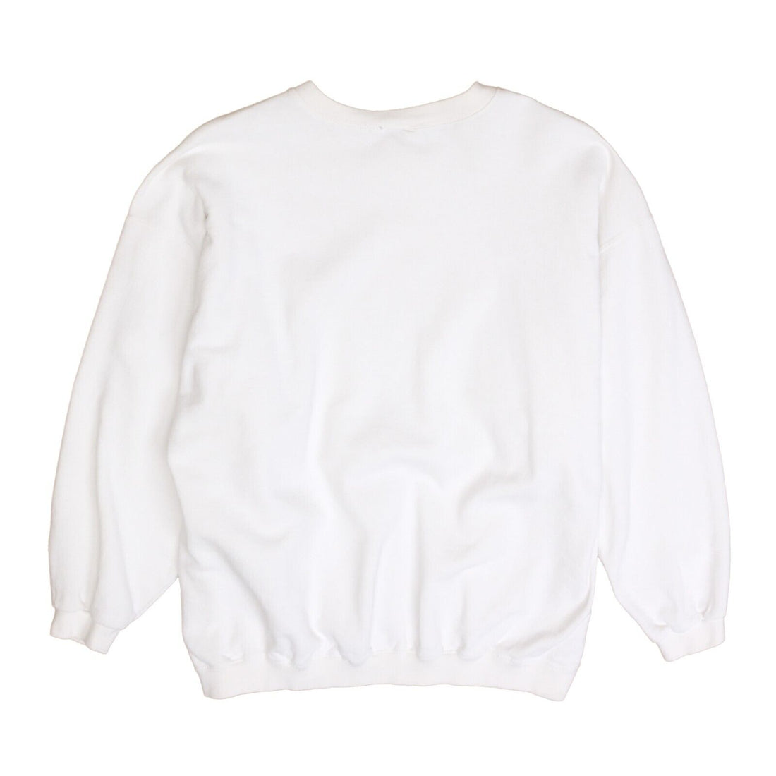 Vintage Nike Sweatshirt Crewneck Size Medium White Embroidered Swoosh 90s