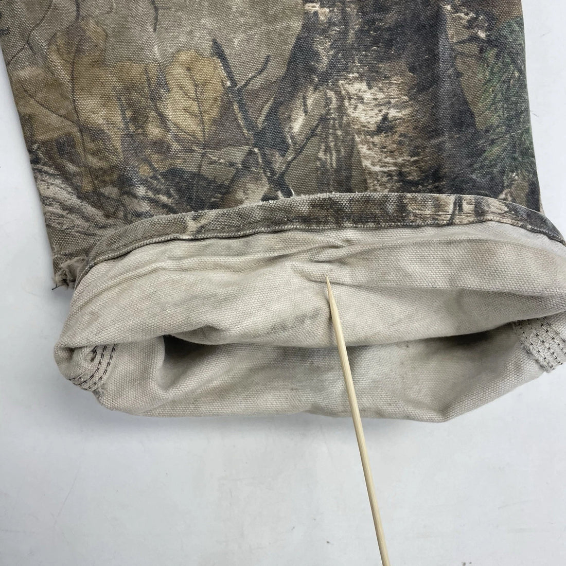 Carhartt Realtree Camo Carpenter Work Pants Size 34 X 30 Distressed