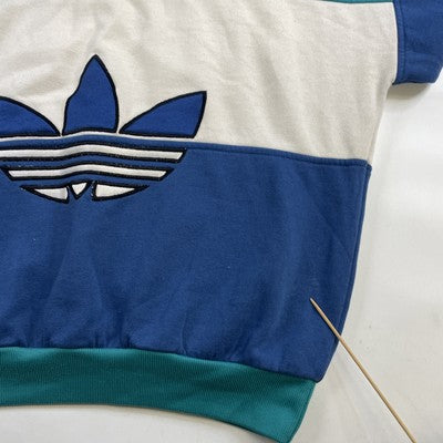 Vintage Adidas Trefoil Sweatshirt Hoodie Size Medium 90s