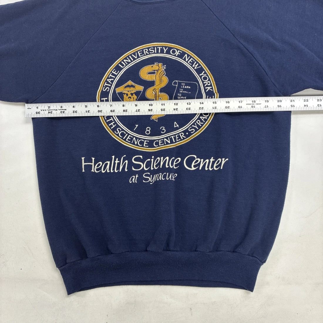 Vintage Health Science Syracuse Collegiate Crewneck Sweatshirt Size Large 90s