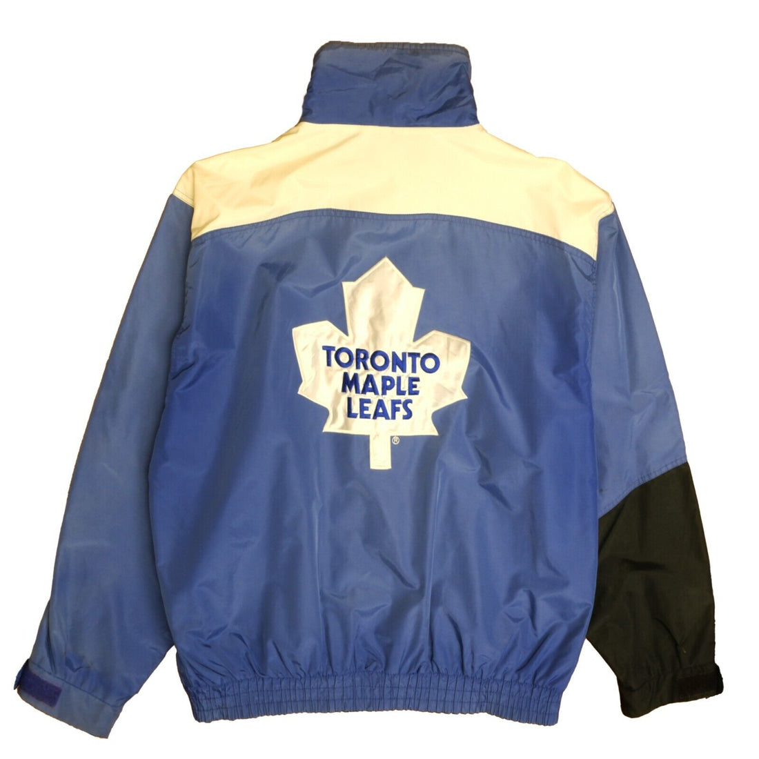 Vintage Toronto Maple Leafs Chalk Line Windbreaker Light Jacket Large 90s NHL