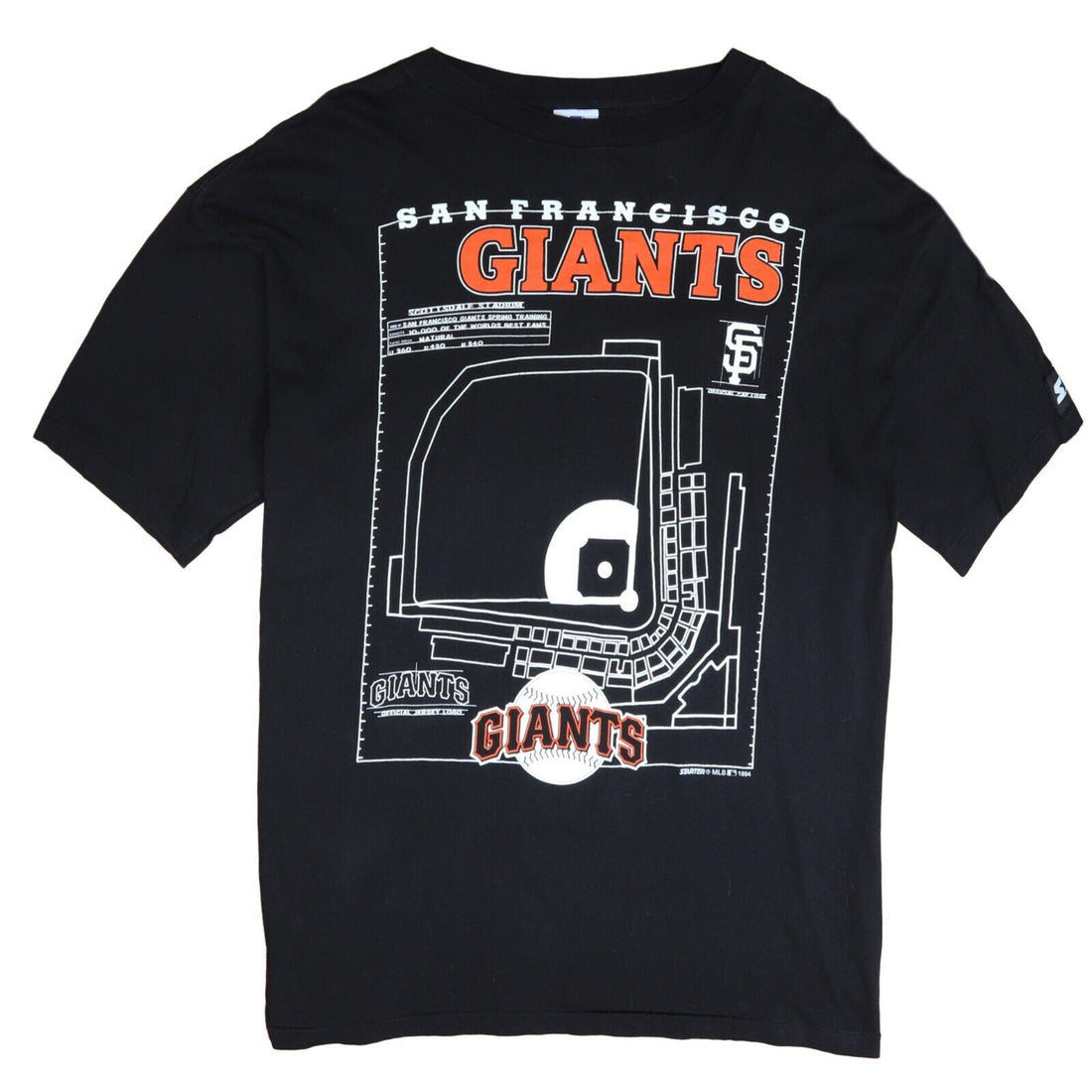 Vintage San Francisco Giants Starter T-Shirt Size Large 1994 90s MLB
