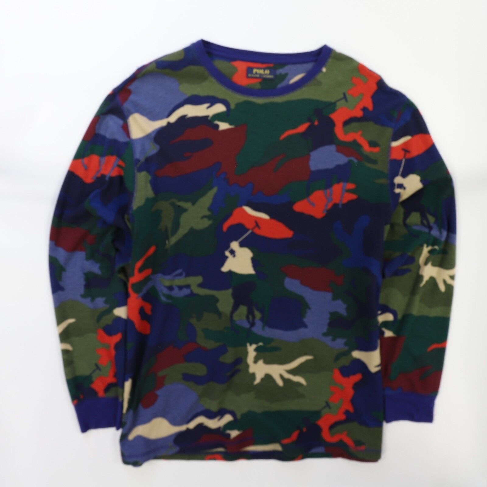 Camo polo long sleeve best sale