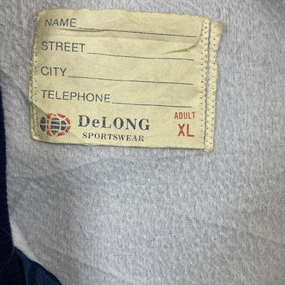 Vintage Bodines Lounge Satin Bomber Jacket Size XL