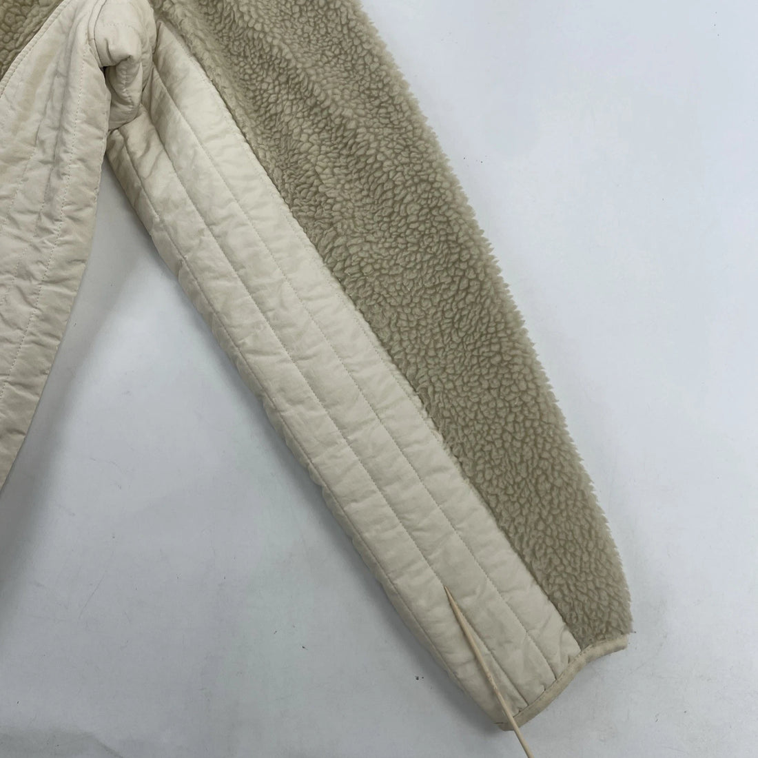 Patagonia Synchilla Deep Pile Fleece Jacket Womens Size XL Oatmeal