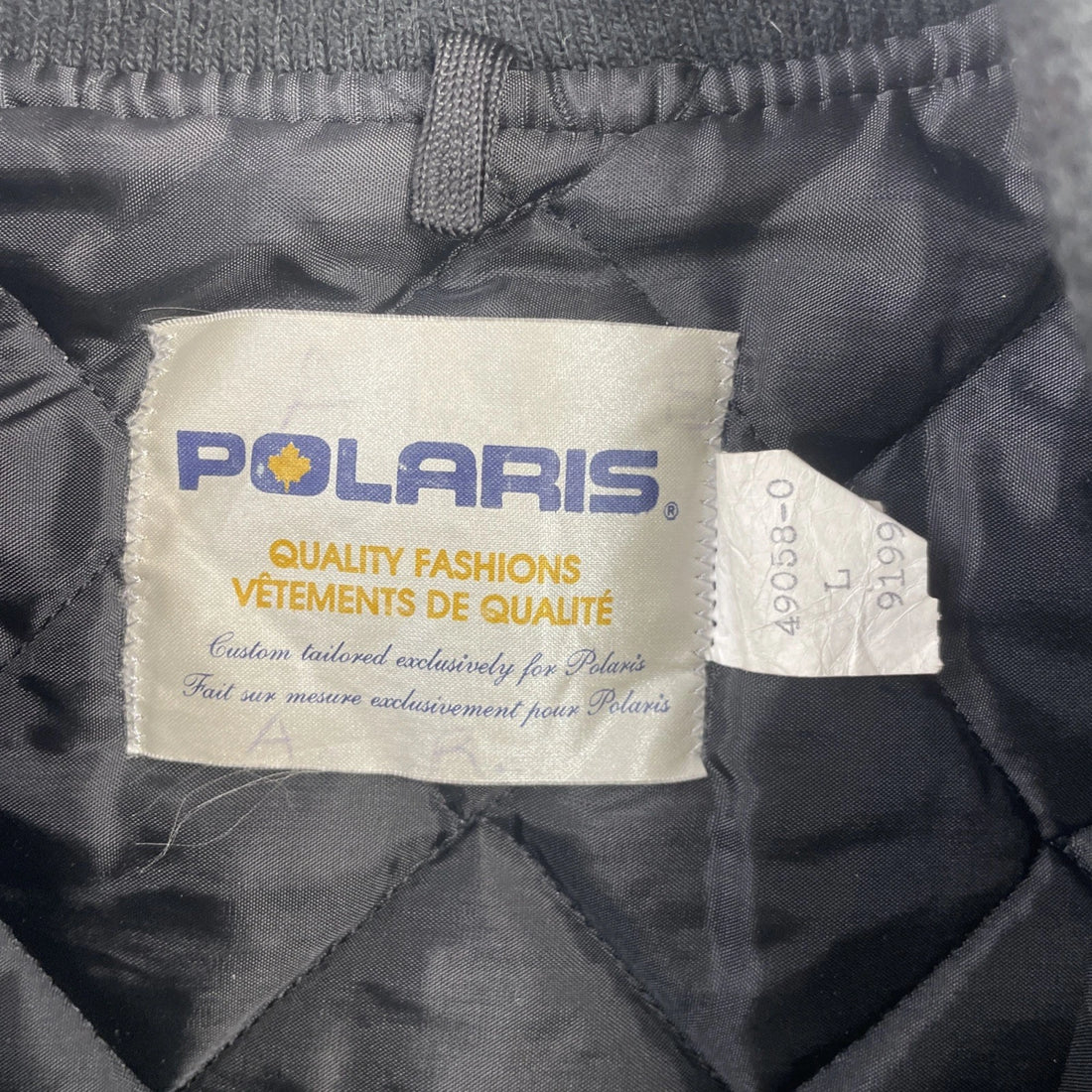 Vintage Polaris Bomber Jacket Size Large