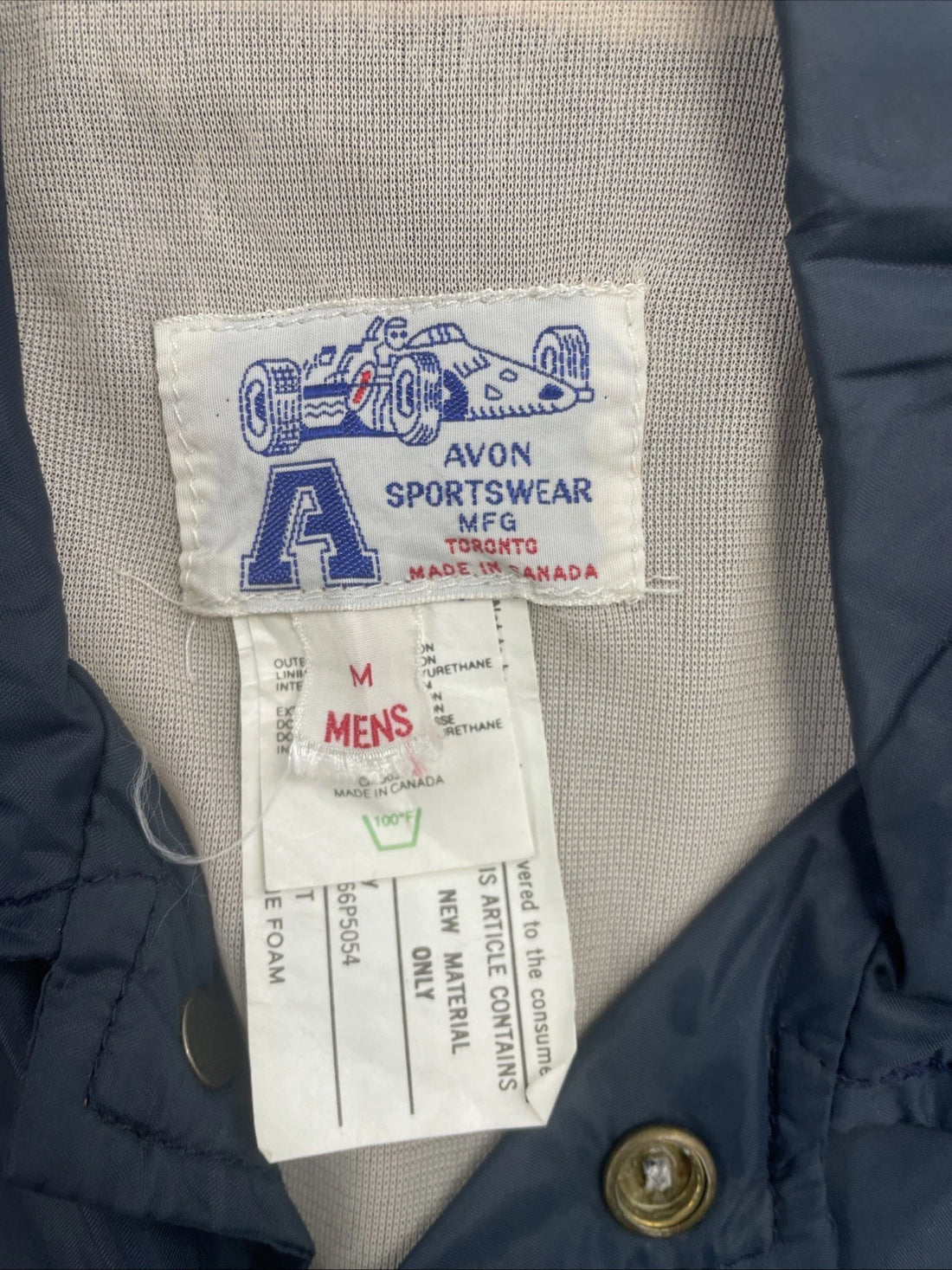 Vintage Pardner Avon Windbreaker Light Racing Jacket Size Medium