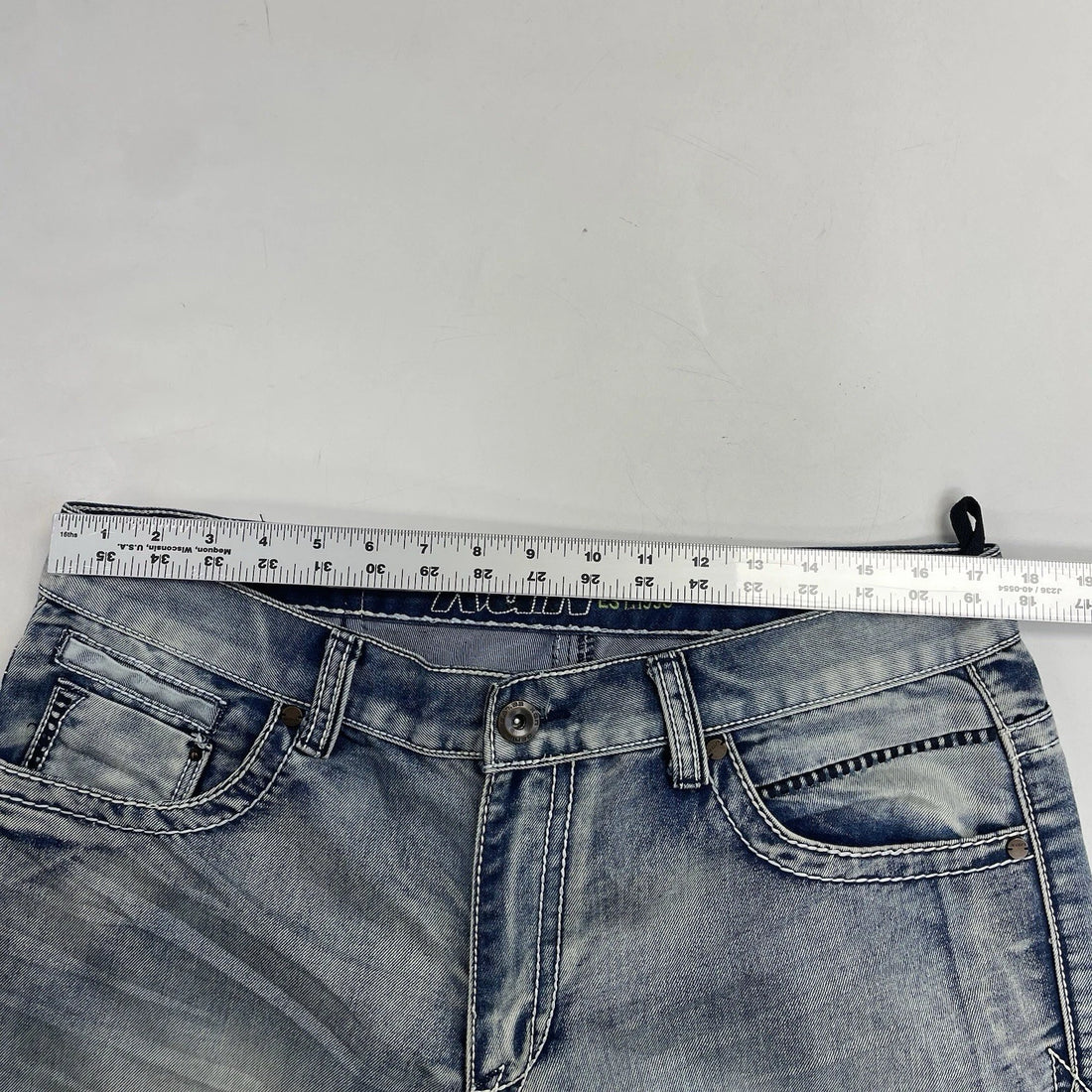 XGN Oxygen Denim Jeans Pants Size 36 Y2K