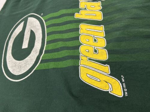Vintage Green Bay Packers Logo 7 T-Shirt Size XL Made USA 1995 90s NFL