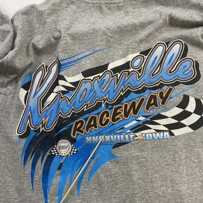 Vintage Knoxville Raceway Long Sleeve T-Shirt Size Medium Gray