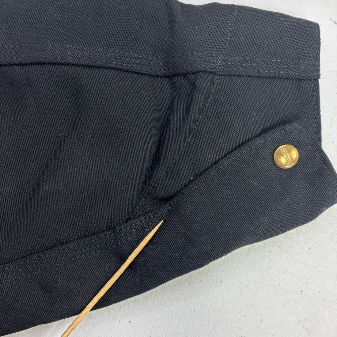 Carhartt Canvas Detroit Work Jacket Size XL Black Blanket Lined J001 BLK