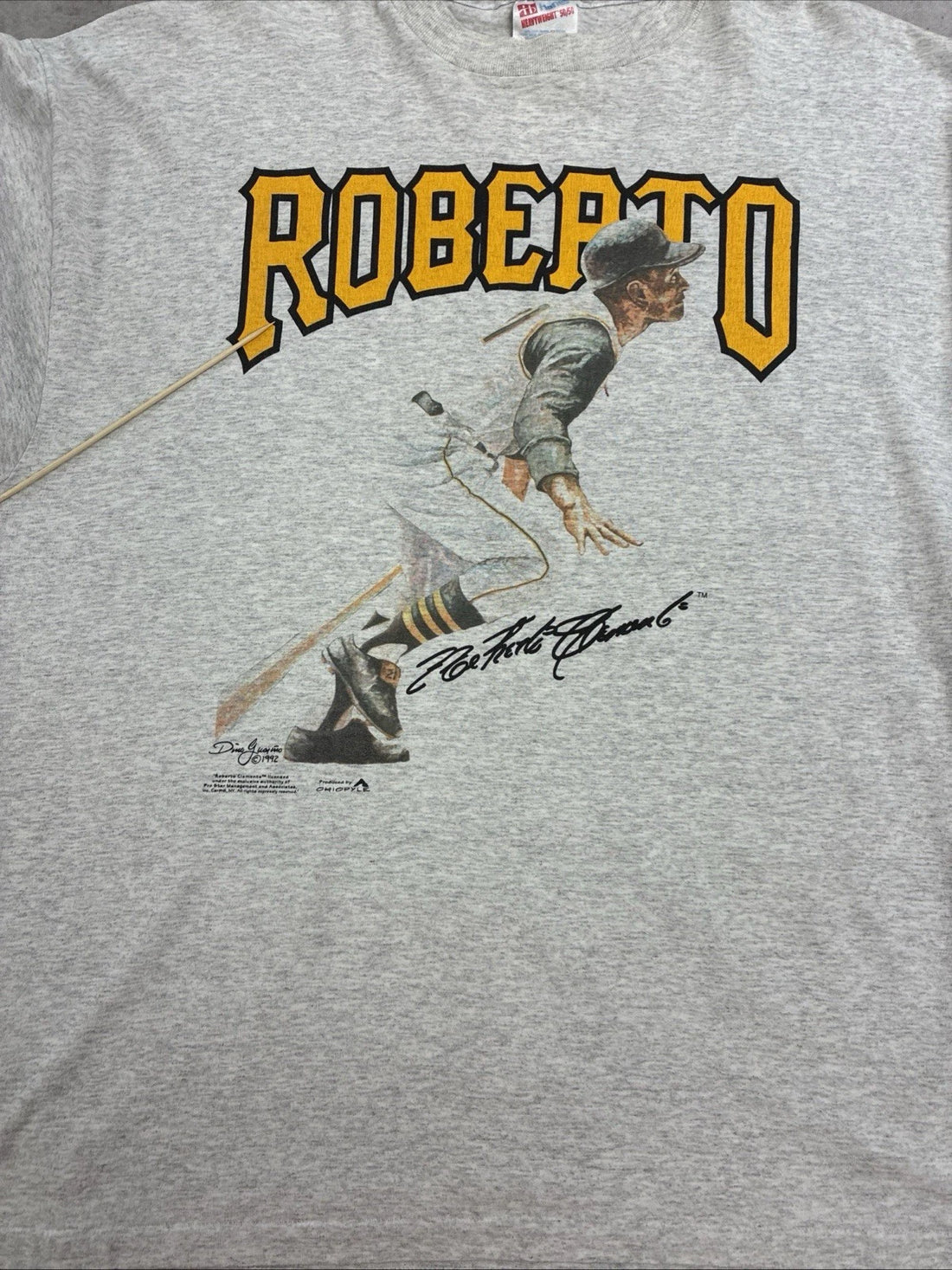 Vintage Pittsburgh Pirates Roberto Clemente T-Shirt 2XL MLB