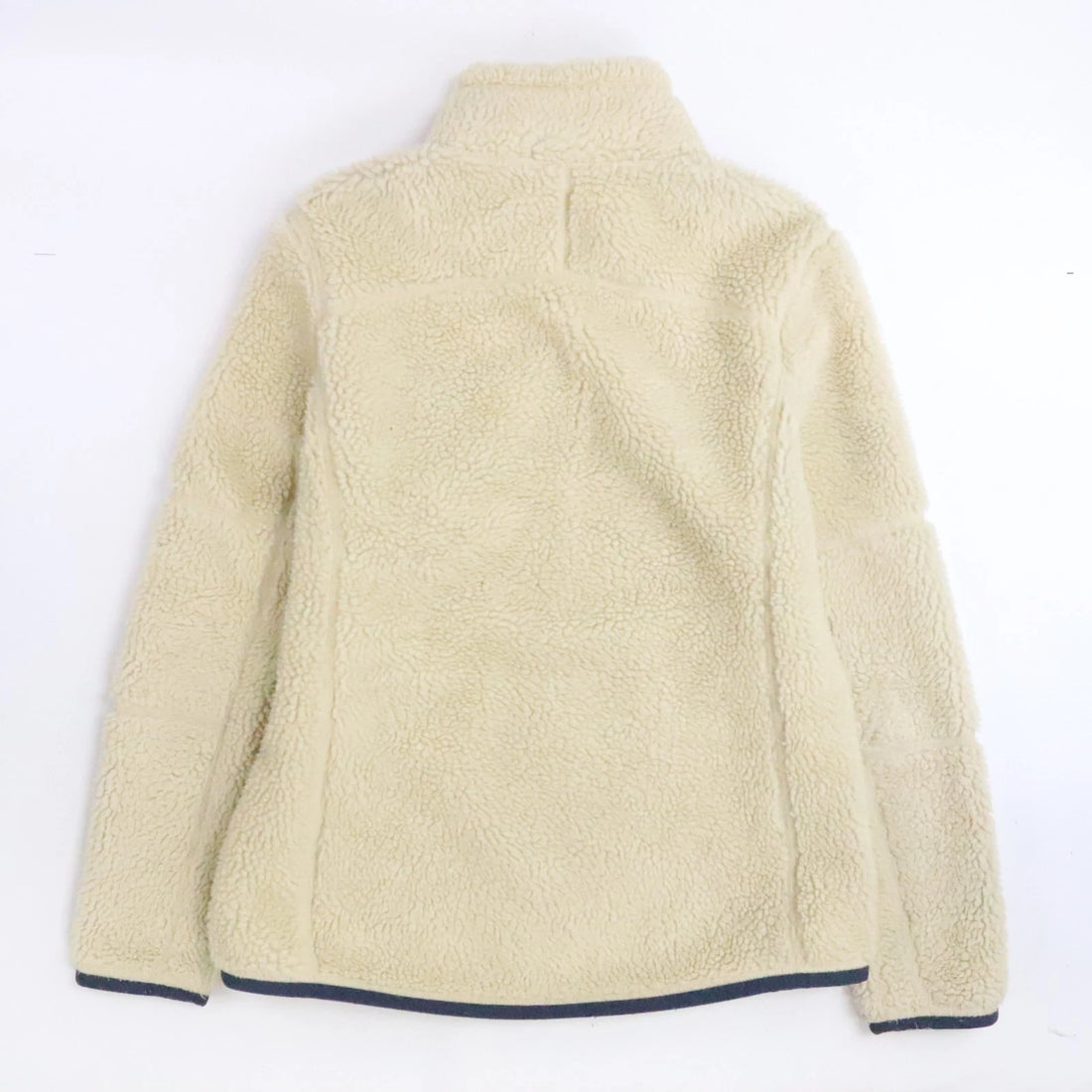 L.L. Bean Deep Pile Fleece Jacket Size Medium Oatmeal