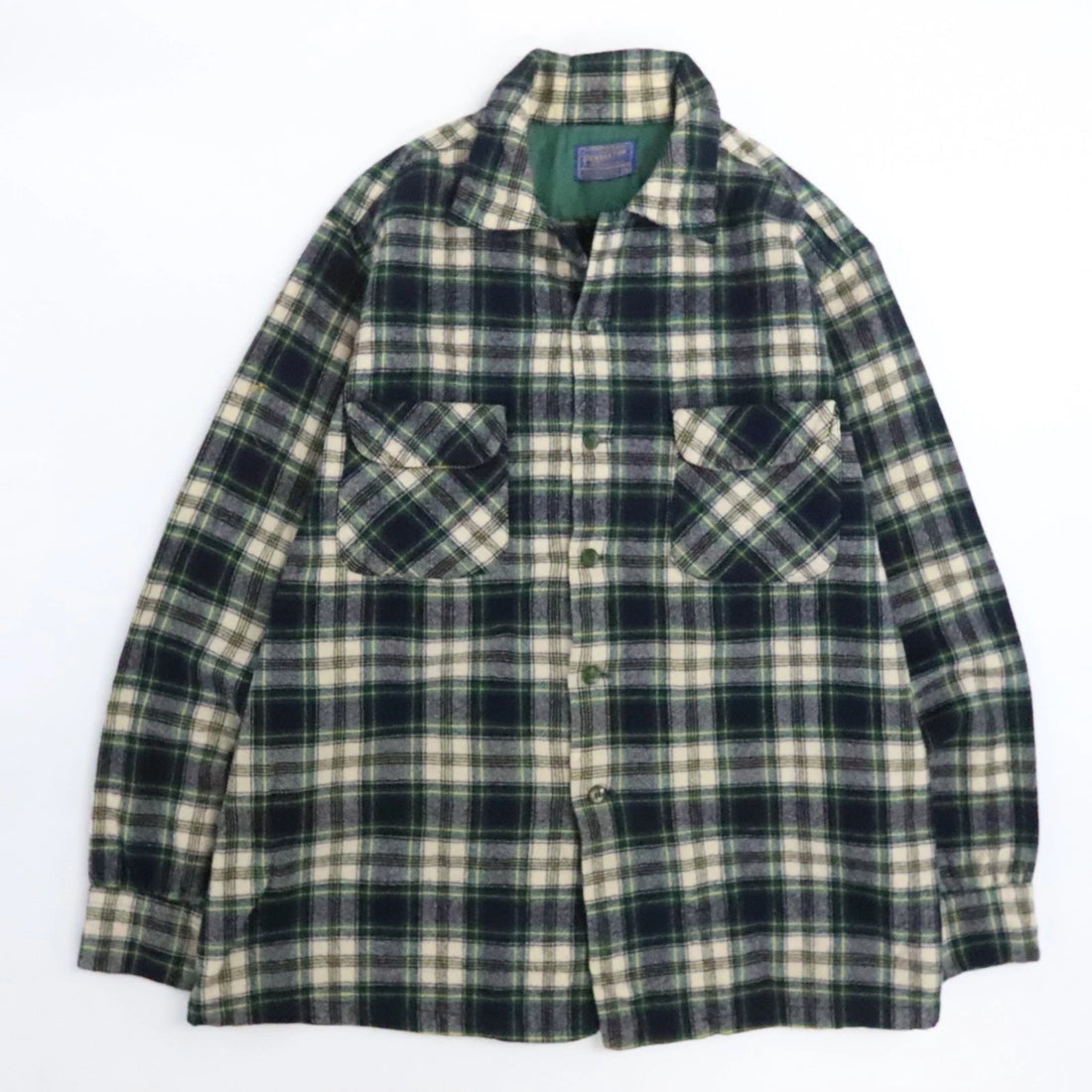 Vintage Pendleton Wool Board Button Up Shirt Size XL