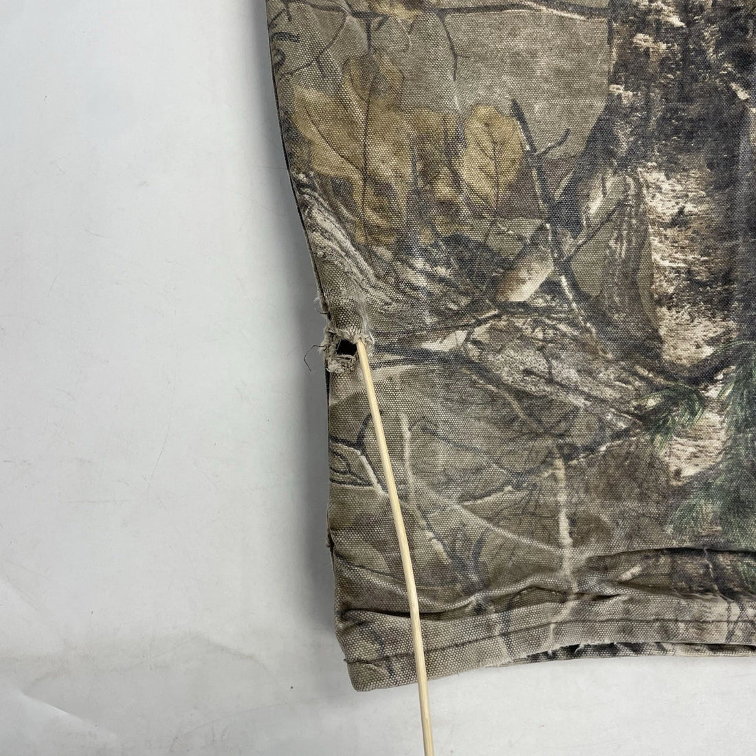 Carhartt Realtree Camo Carpenter Work Pants Size 34 X 30 Distressed