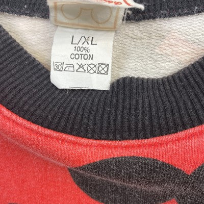 Vintage Mickey Mouse Disney Crewneck Sweatshirt Size Large/XL All Over Print 90s