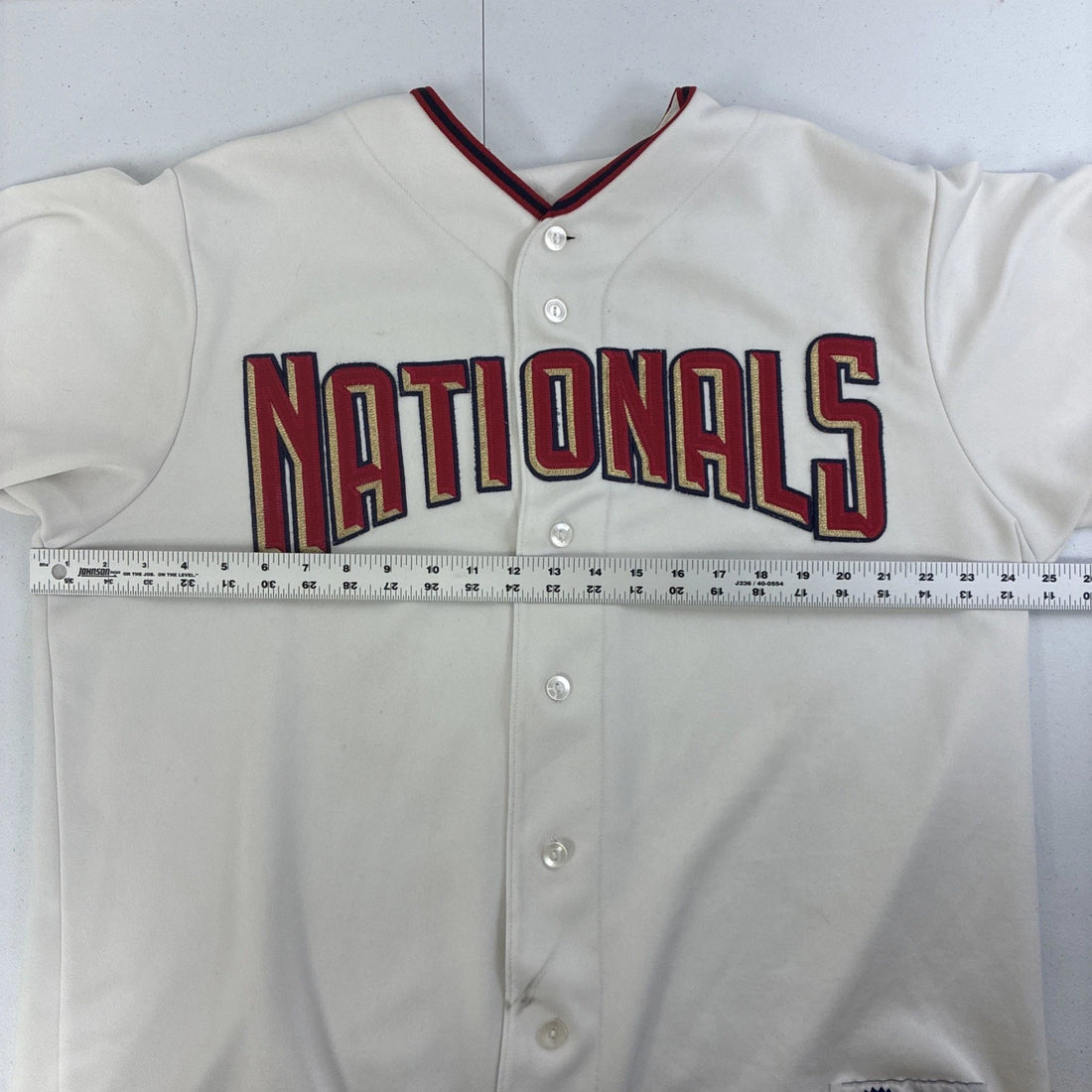 Vintage Washington Nationals Majestic Jersey Size XL MLB