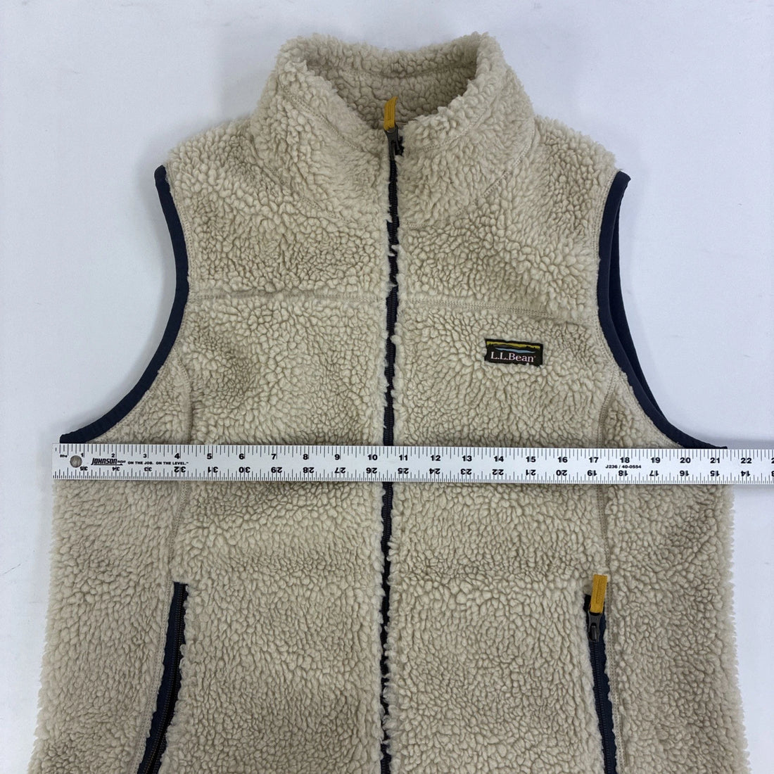 L.L. Bean Pile Fleece Vest Jacket Size Large