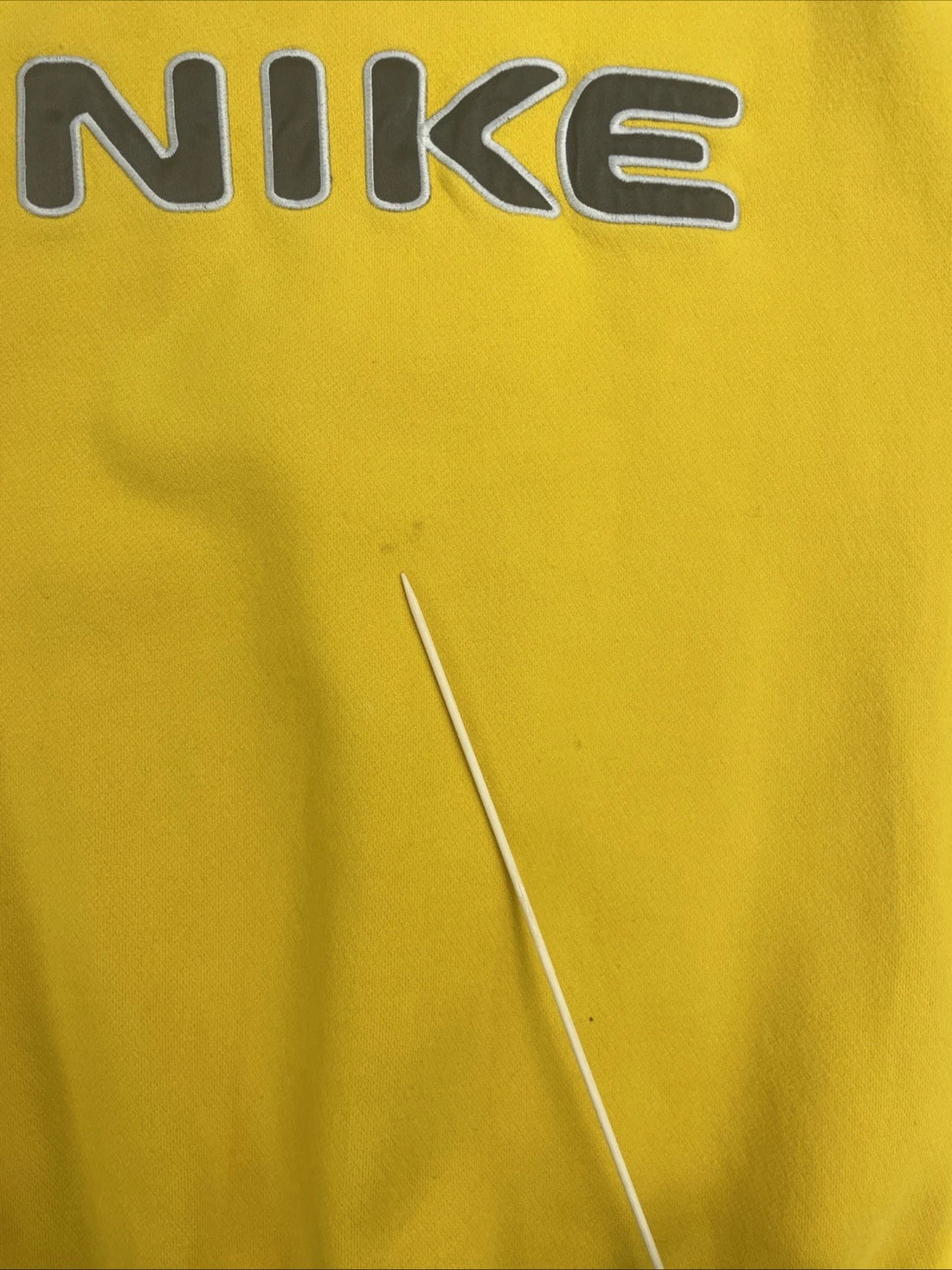 Vintage Nike Crewneck Sweatshirt Size Small Yellow Spell Out