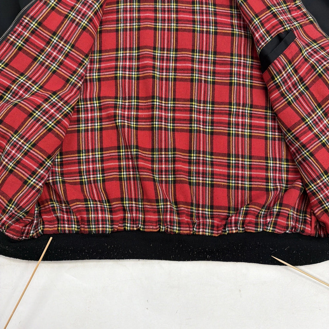 Vintage Bomber Jacket Size Medium Plaid Lined