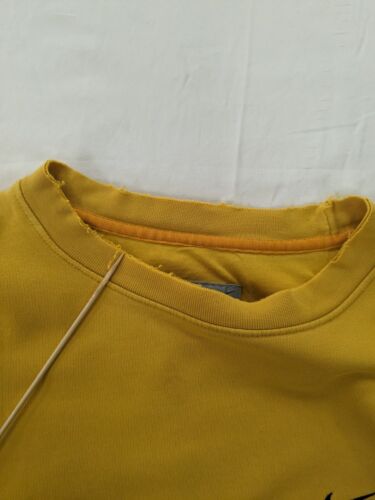 retro yellow nike sweatshirt