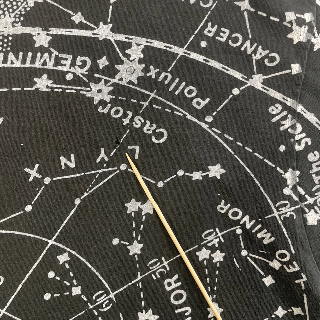 Vintage Space Constellation T-Shirt Size XL All Over Print 90s