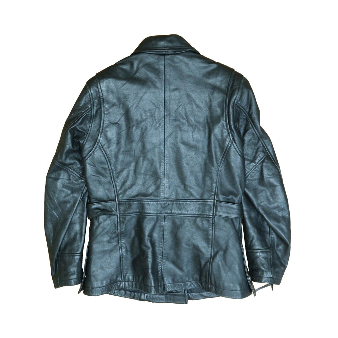 Vintage Harley Davidson Leather Motorcycle Coat Jacket Size Medium