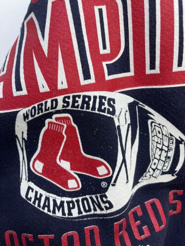 Vintage Boston Red Sox World Series Champs Crewneck Sweatshirt Large 2004 MLB