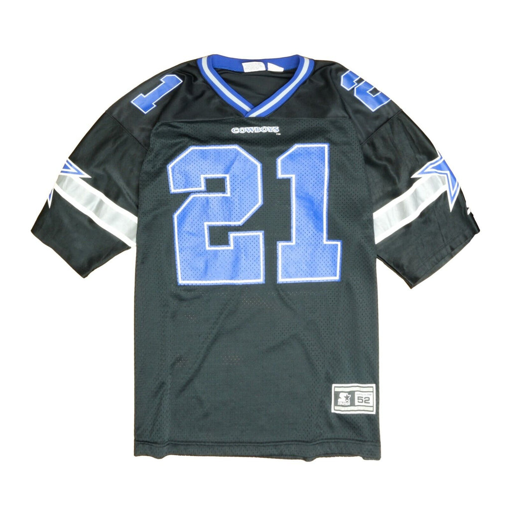 VTG AUTHENTIC DEION SANDERS DALLAS COWBOYS NIKE PRO LINE FOOTBALL JERSEY  sz. 48