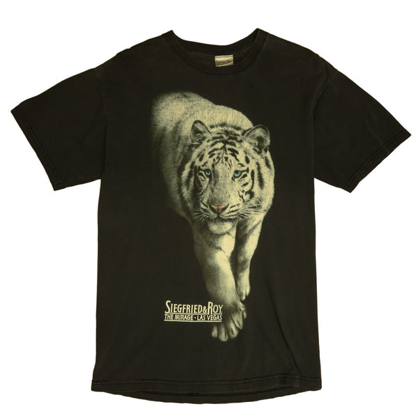 Vintage Siegfried & Roy White Tiger T-Shirt Size Medium Wrap Around –  Throwback Vault