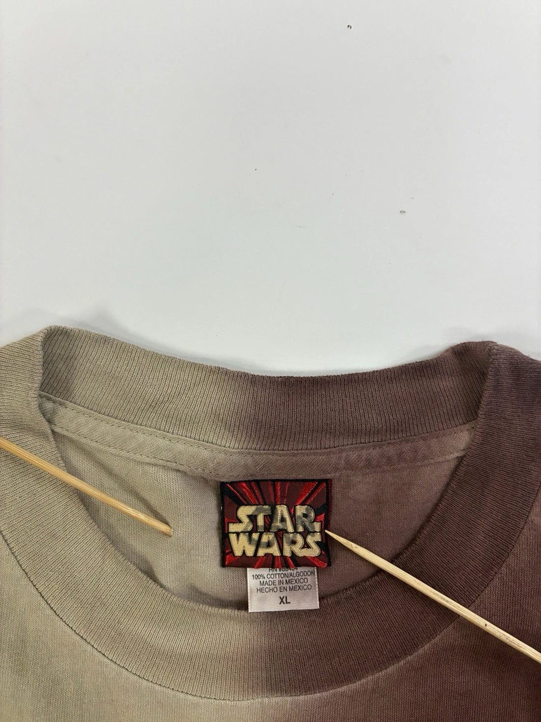 Vintage Star Wars Tie Dye Movie Promo T-Shirt Size XL